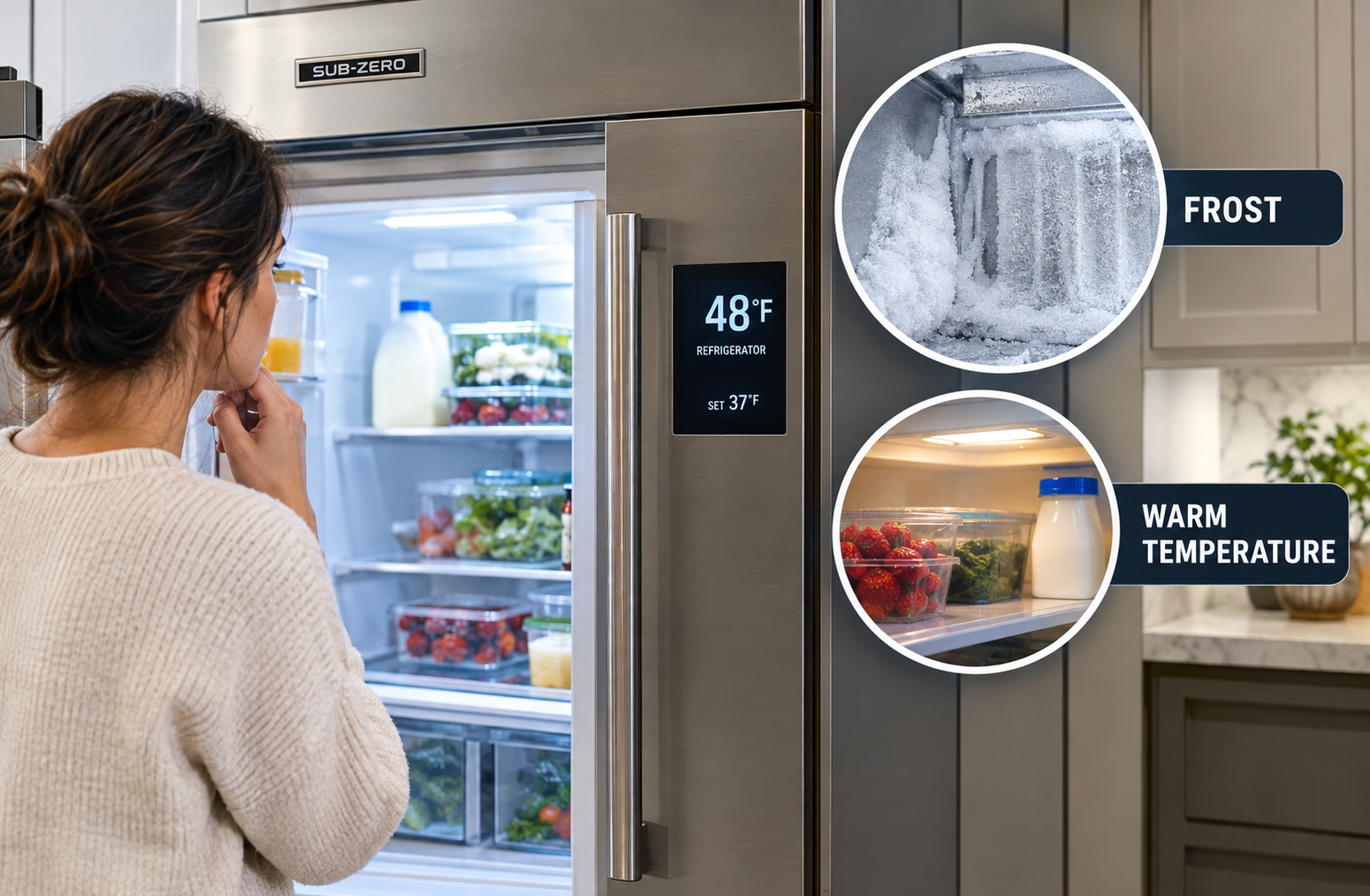 Why a Sub-Zero Refrigerator Runs Warm While Still Making Frost