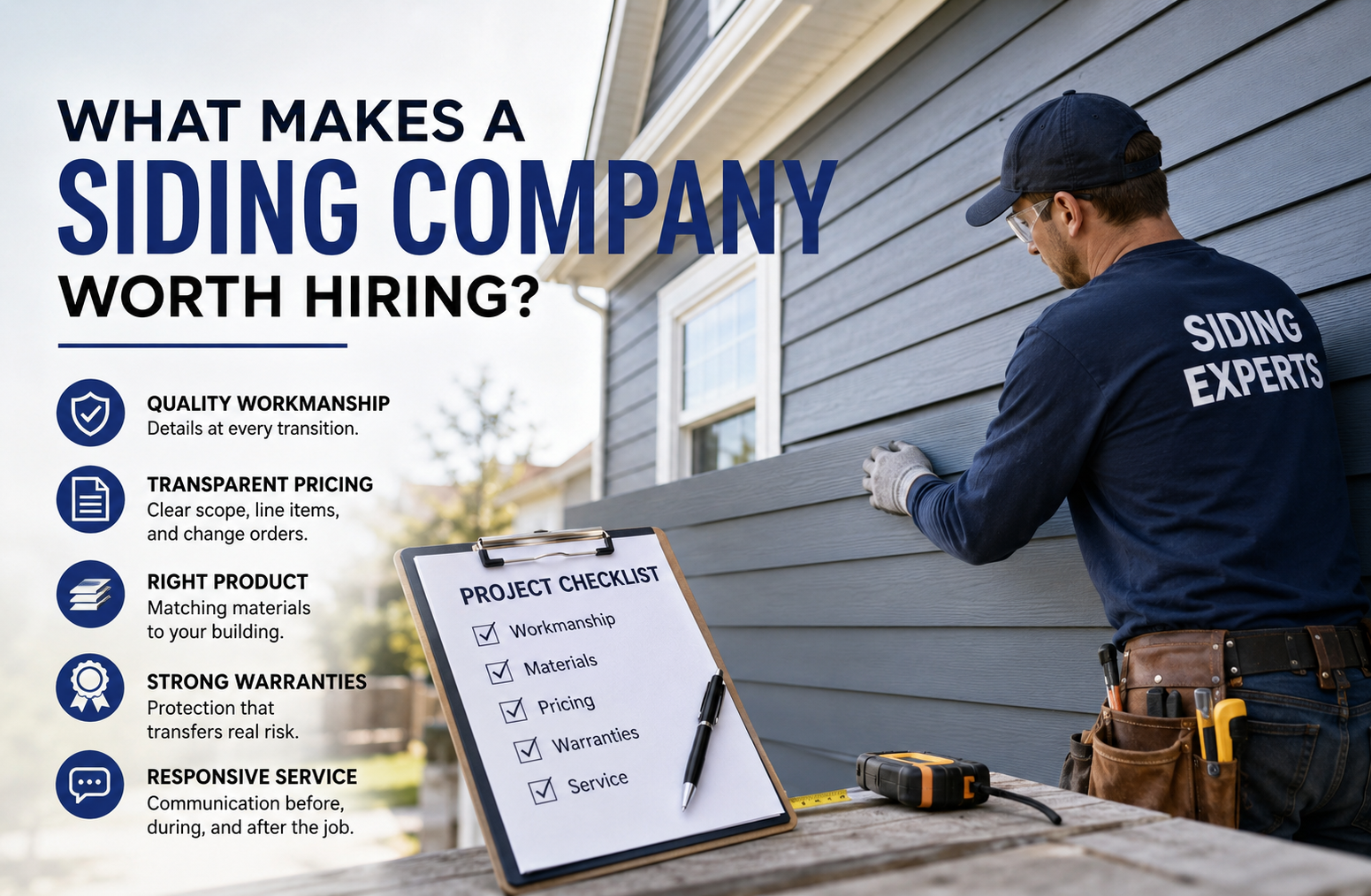 What Makes a Siding Company Worth Hiring?