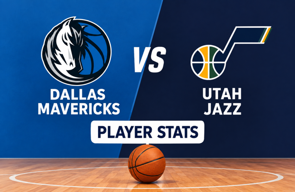 Dallas Mavericks vs Utah Jazz Match Player Stats
