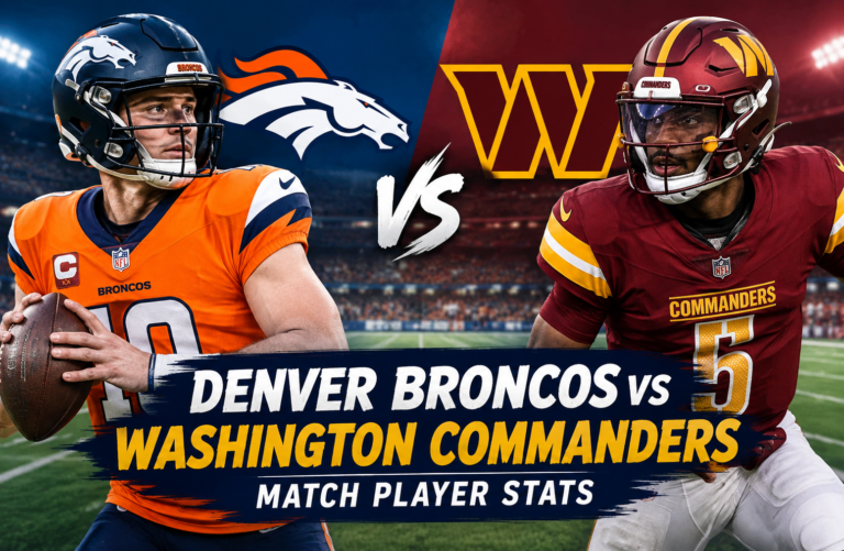Denver Broncos vs Washington Commanders Match Player Stats