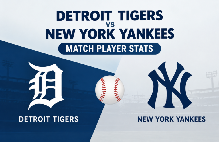 Detroit Tigers vs New York Yankees Match Player Stats