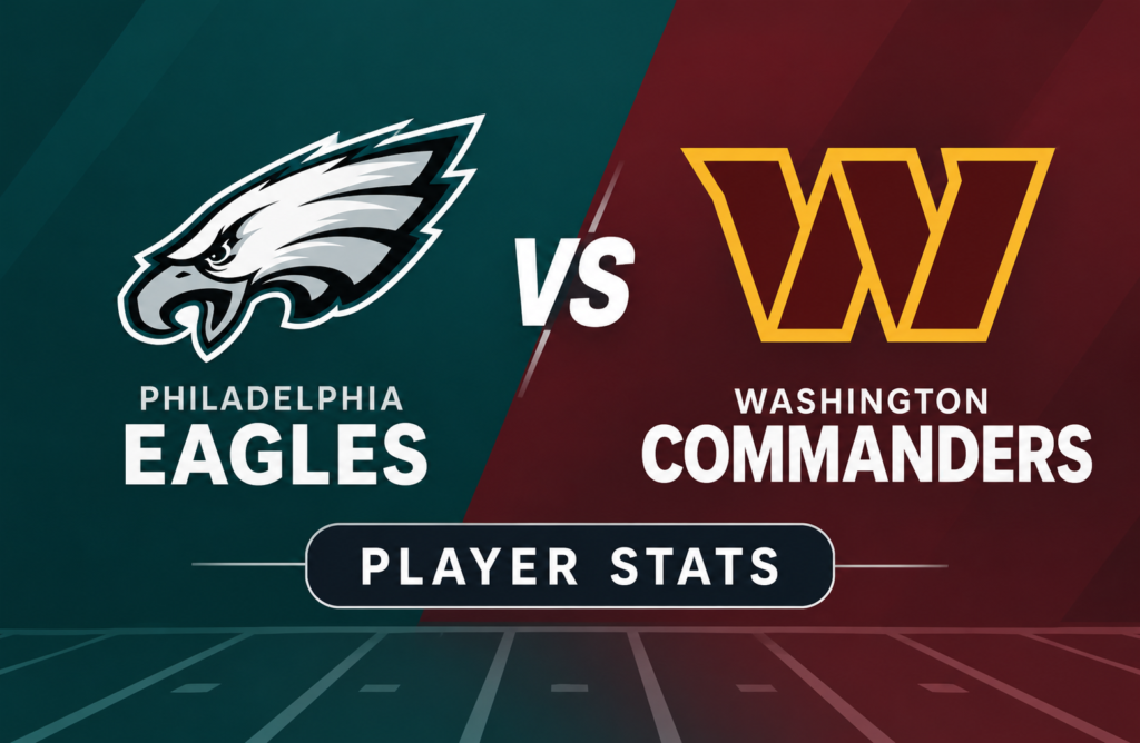 Eagles vs Commanders Match Player Stats: Jan. 4, 2026