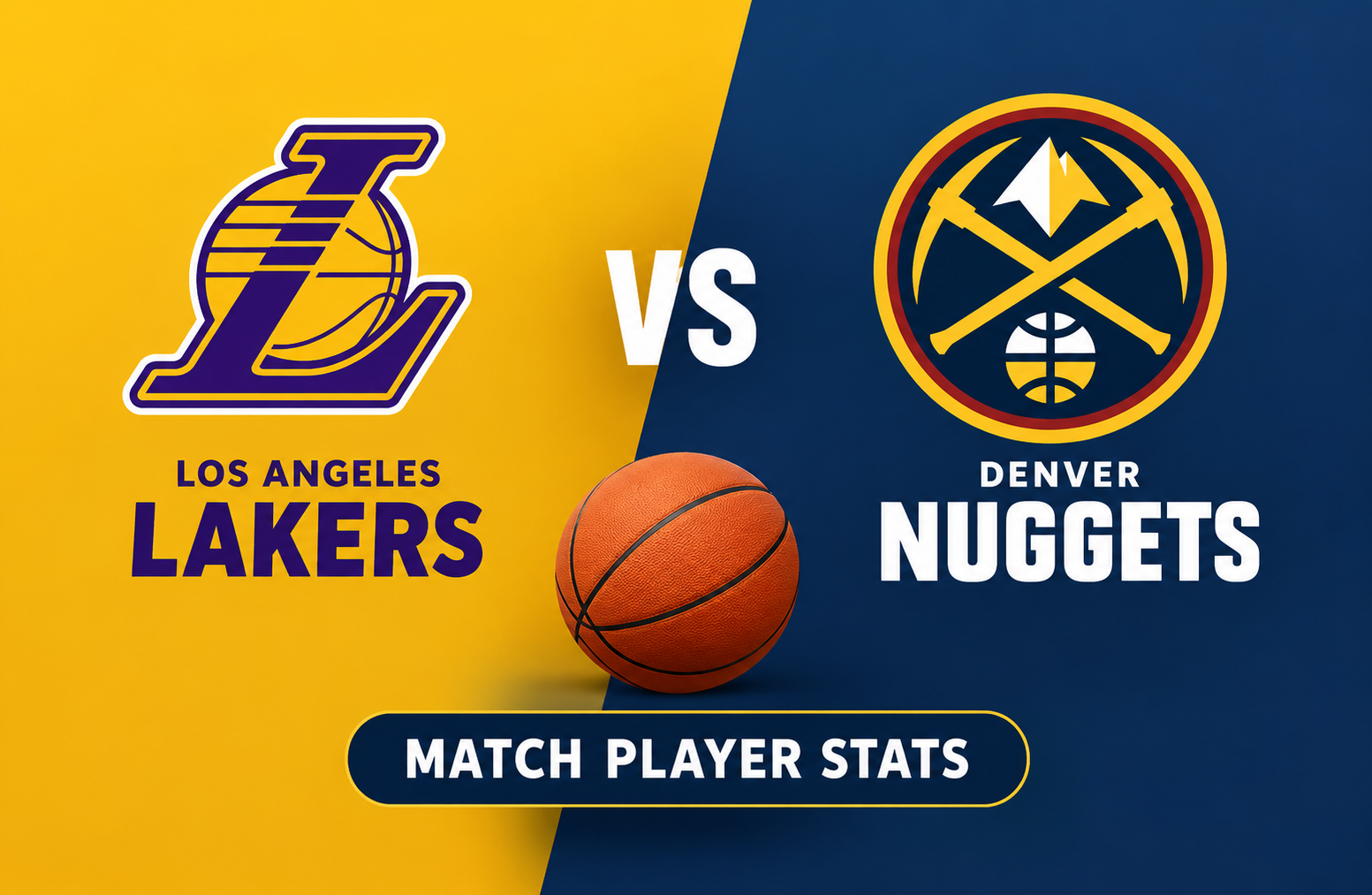 Lakers vs Denver Nuggets Match Player Stats