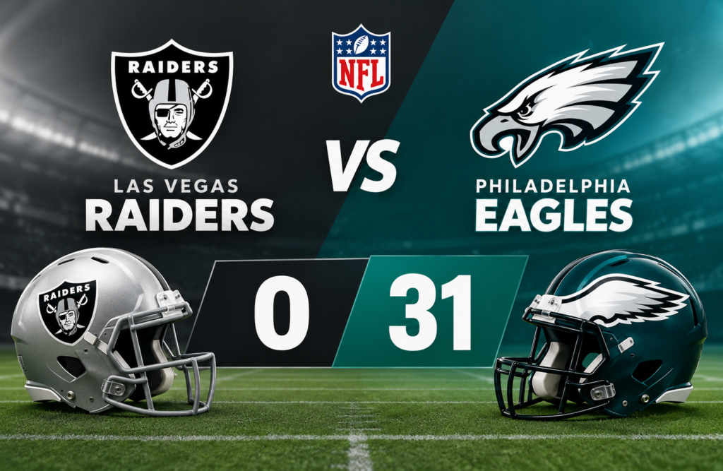Las Vegas Raiders vs Philadelphia Eagles Match Player Stats