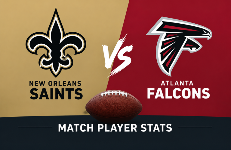 New Orleans Saints vs Atlanta Falcons Player Stats