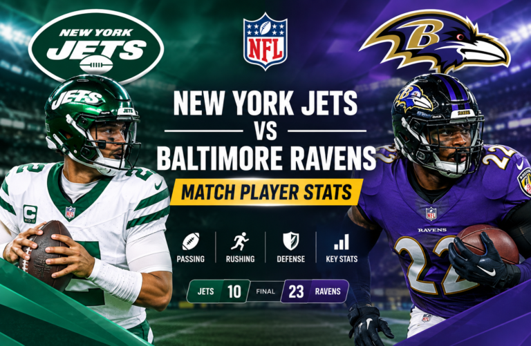 New York Jets vs Baltimore Ravens Match Player Stats