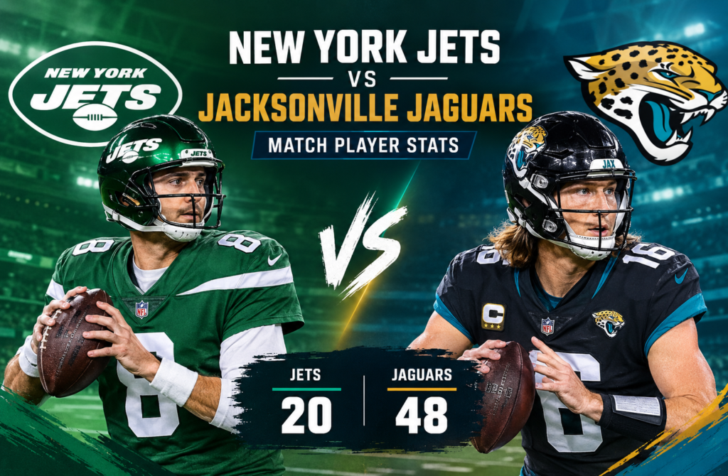 New York Jets vs Jacksonville Jaguars Match Player Stats