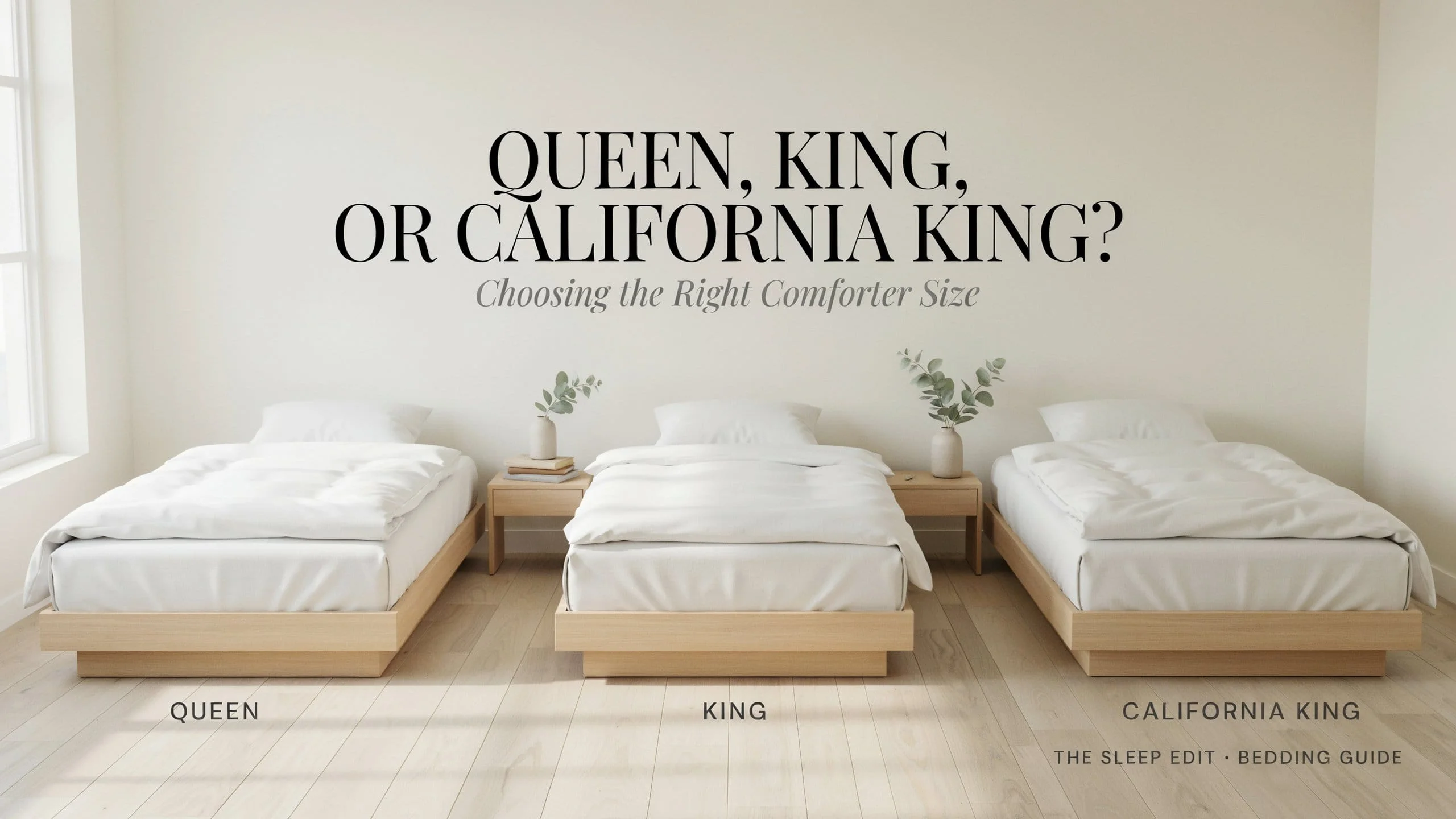 Queen, King, or California King