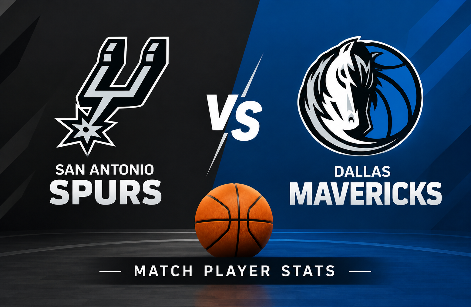 San Antonio Spurs vs Dallas Mavericks Match Player Stats