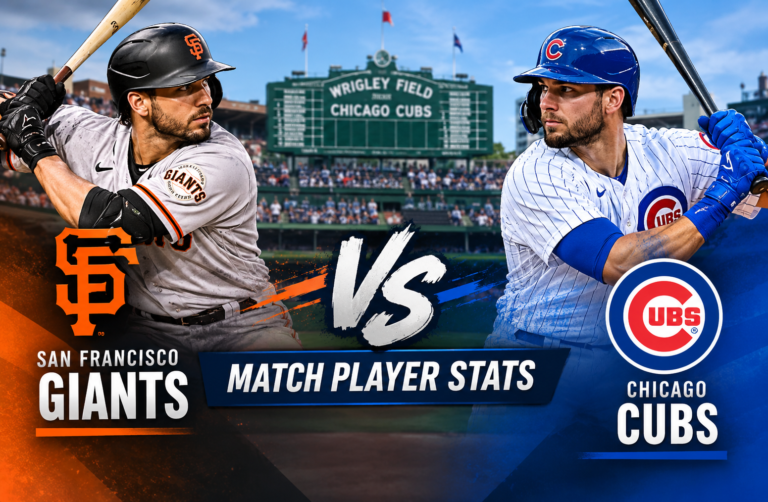 San Francisco Giants vs Chicago Cubs Match Player Stats