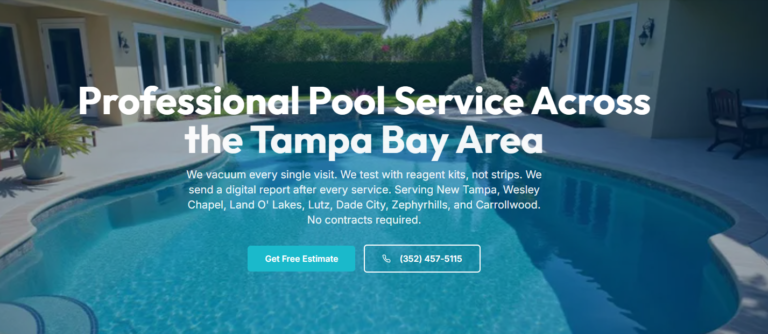 Pool Cleaning Service Tampa: A Complete Guide to Keeping Your Pool Clean, Clear, and Ready to Use