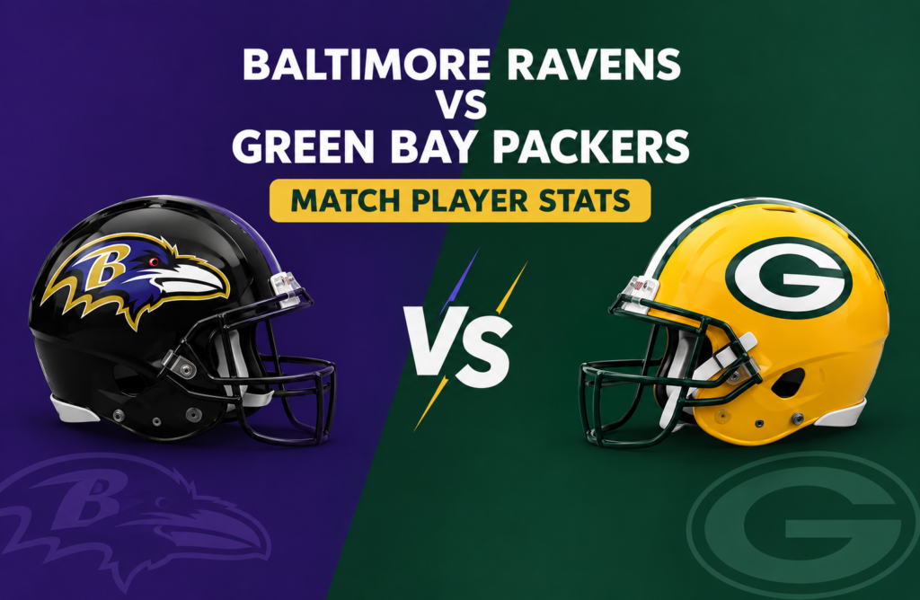 baltimore ravens vs green bay packers match player stats
