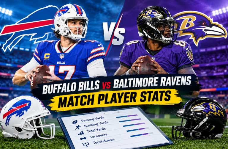 buffalo bills vs baltimore ravens match player stats
