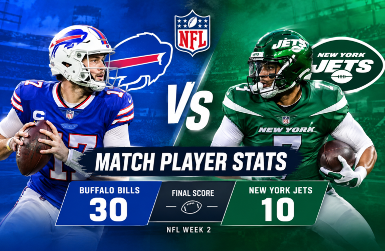 buffalo bills vs new york jets match player stats