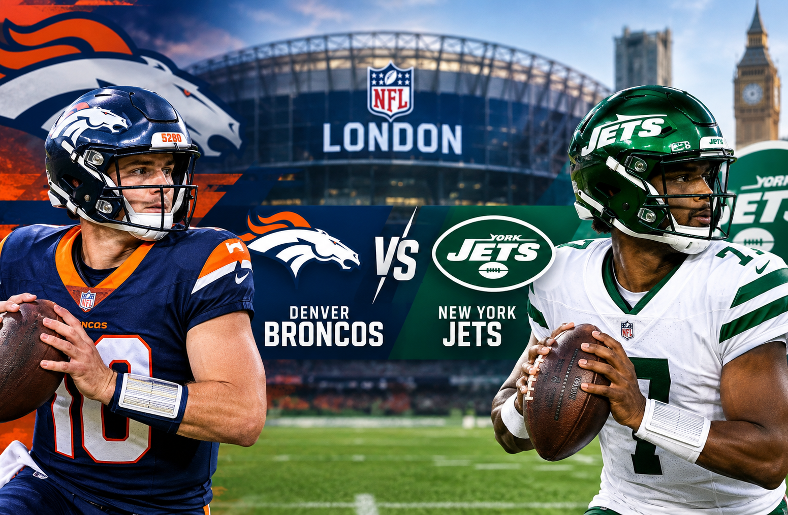 Denver Broncos vs New York Jets Match Player Stats