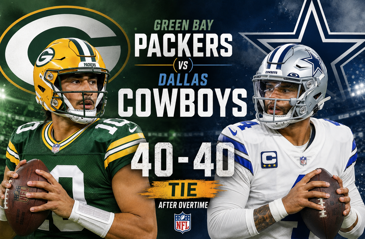 Green Bay Packers vs Dallas Cowboys Match Player Stats