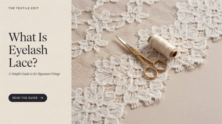 What Is Eyelash Lace? A Simple Guide to Its Signature Fringe