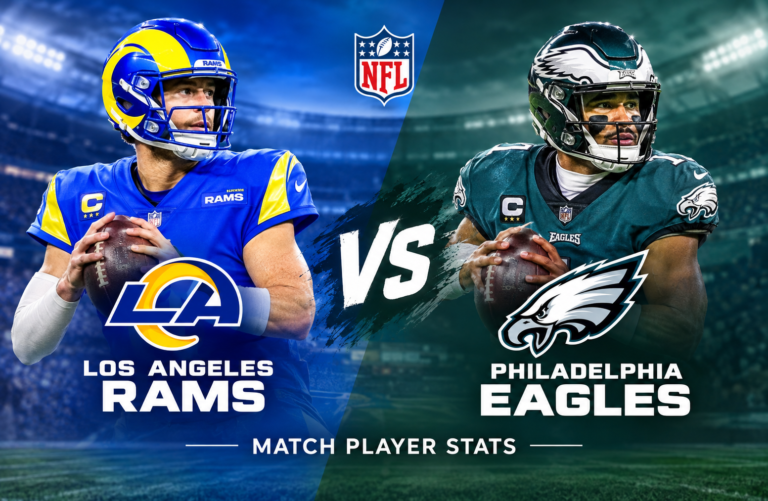 los angeles rams vs philadelphia eagles match player stats