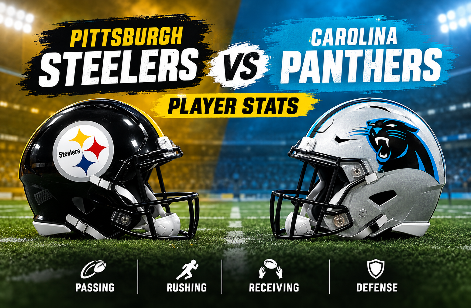 Pittsburgh Steelers vs Carolina Panthers Match Player Stats