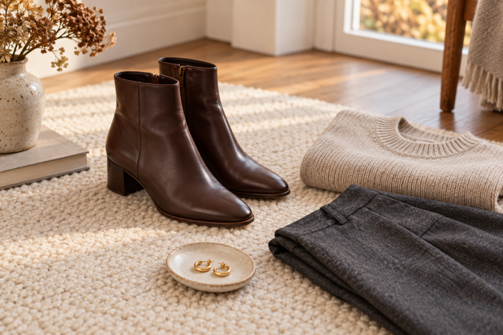 The Small Details That Make Autumn Boot Outfits Feel Finished