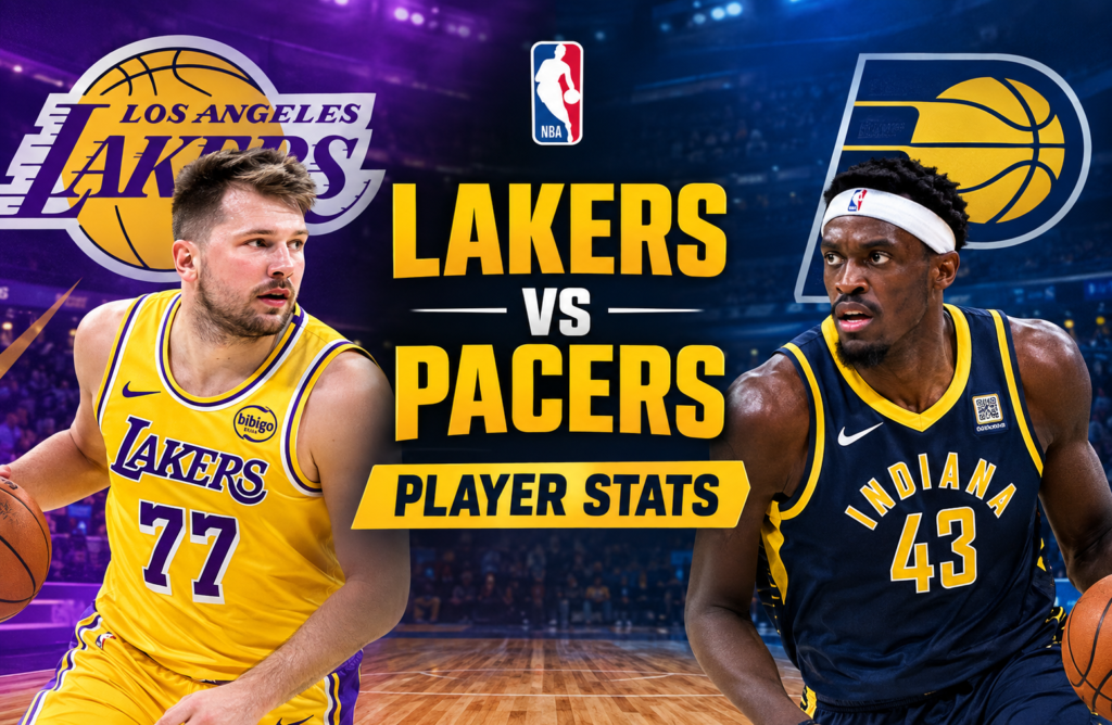 lakers vs pacers match player stats