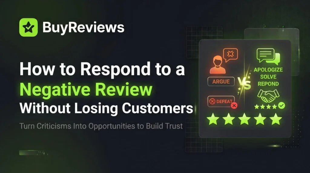 Answer Bad Reviews