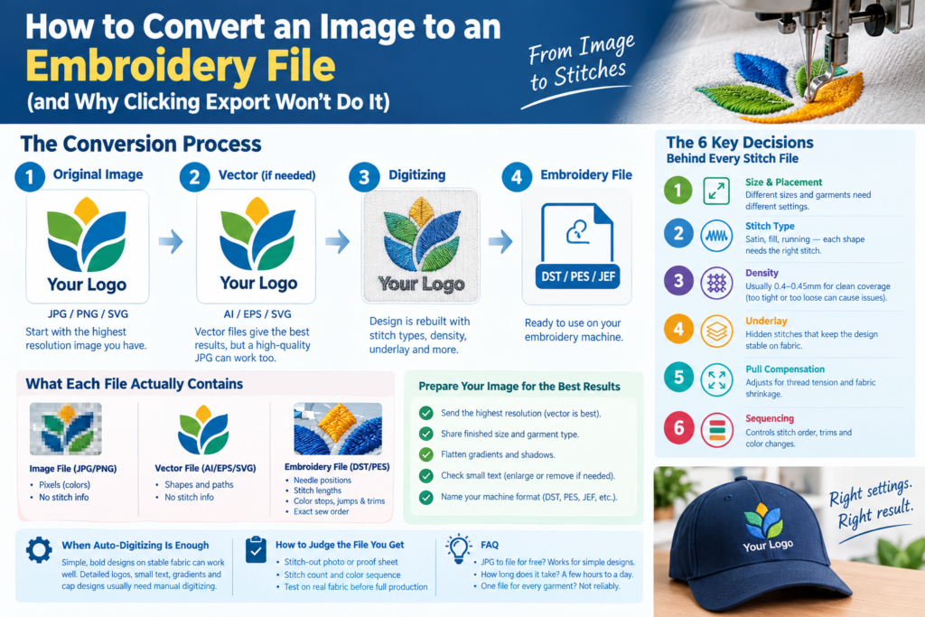 Convert an Image to an Embroidery File