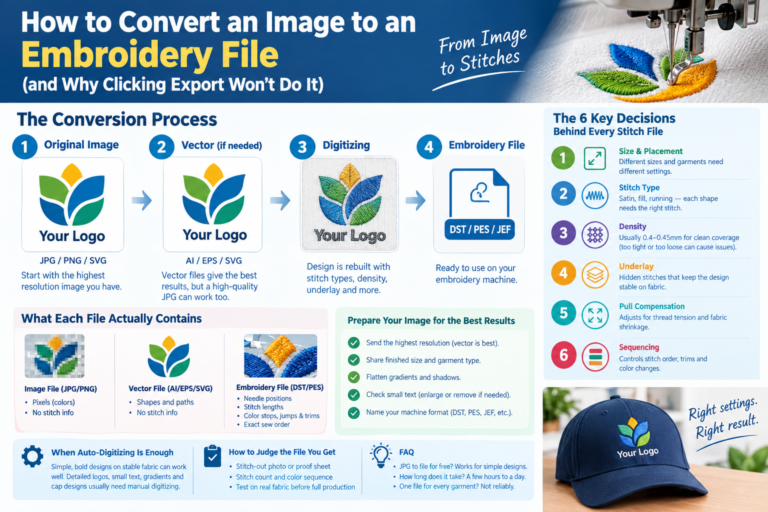 Convert an Image to an Embroidery File