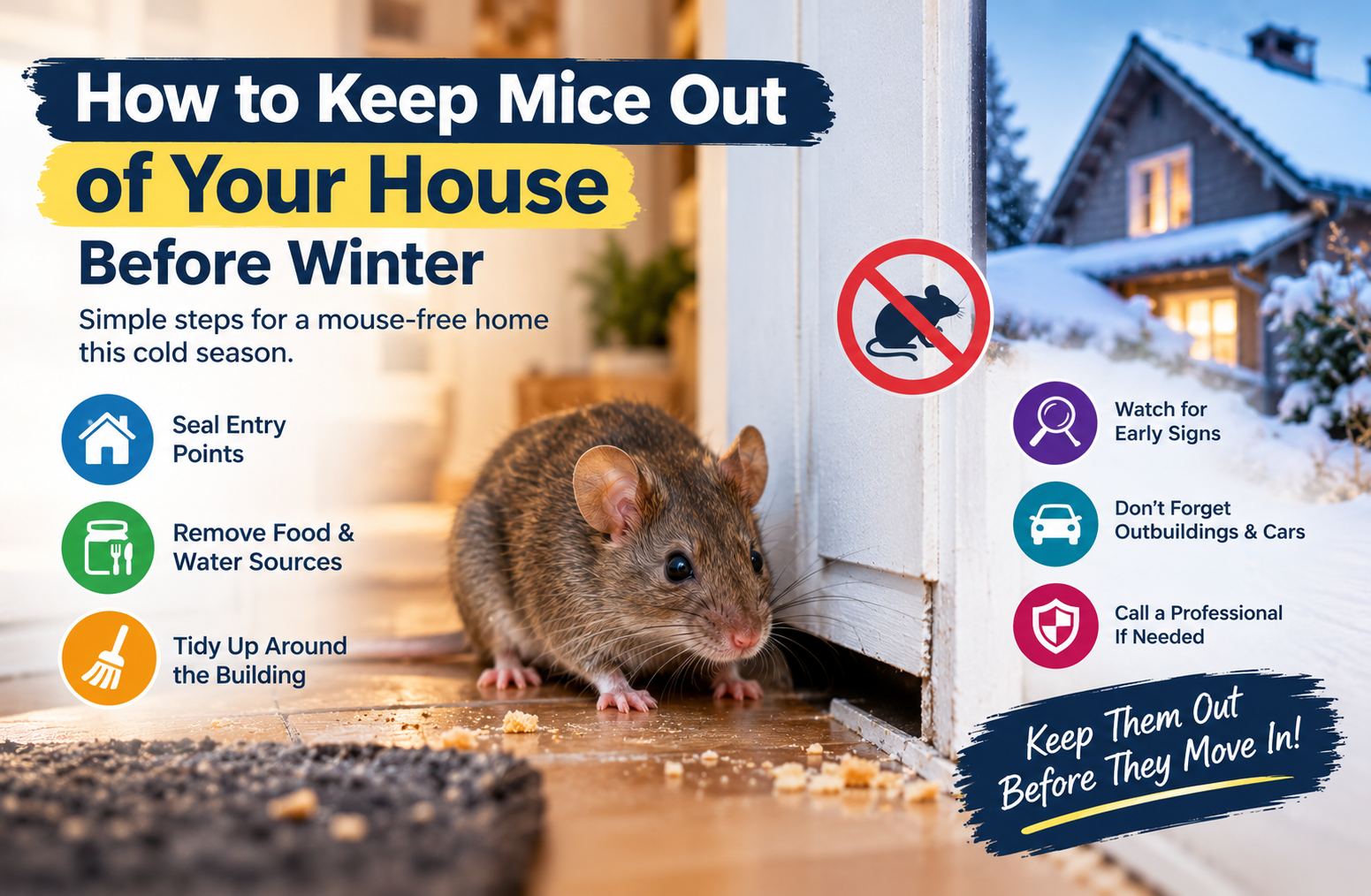 How to Keep Mice Out of Your House Before Winter