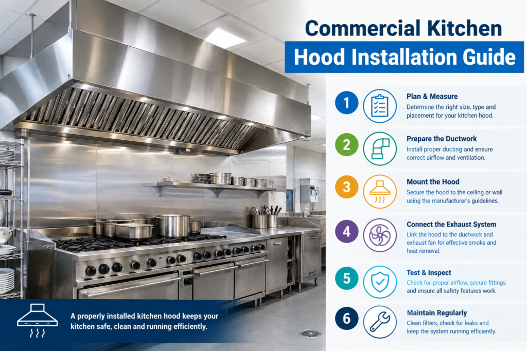 Kitchen Hood Installation