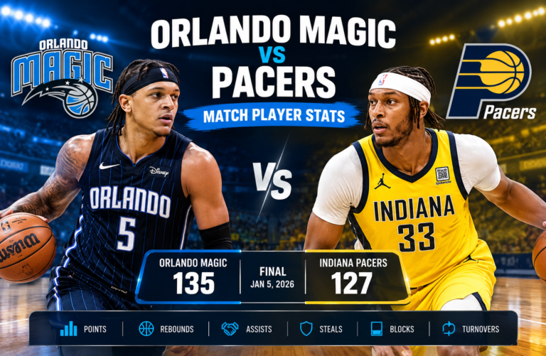 orlando magic vs pacers match player stats