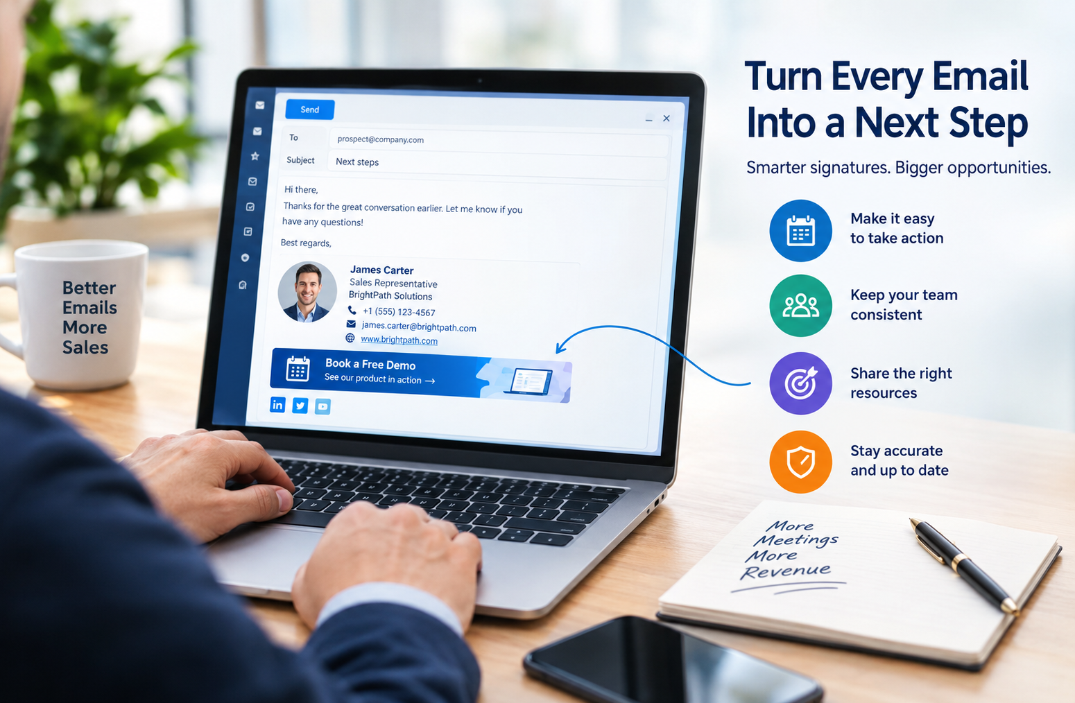 How Sales Teams Can Turn Every Email Into a Next Step