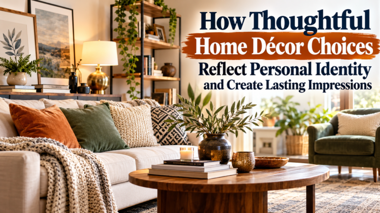 How Thoughtful Home Décor Choices Reflect Personal Identity and Create Lasting Impressions