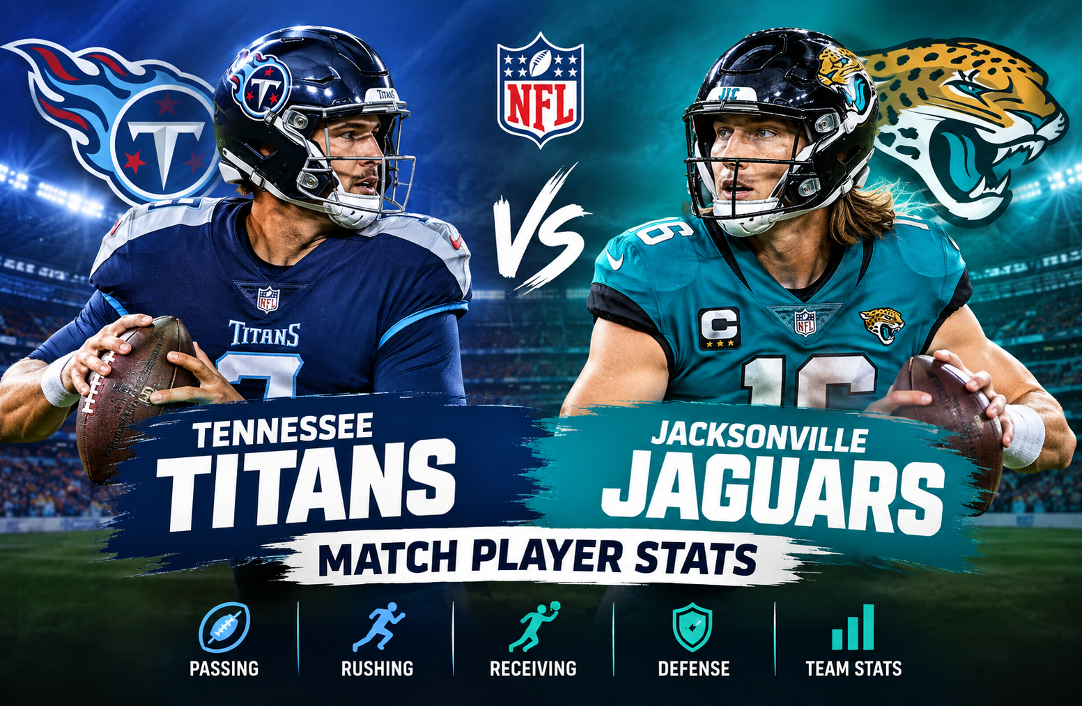 tennessee titans vs jacksonville jaguars match player stats