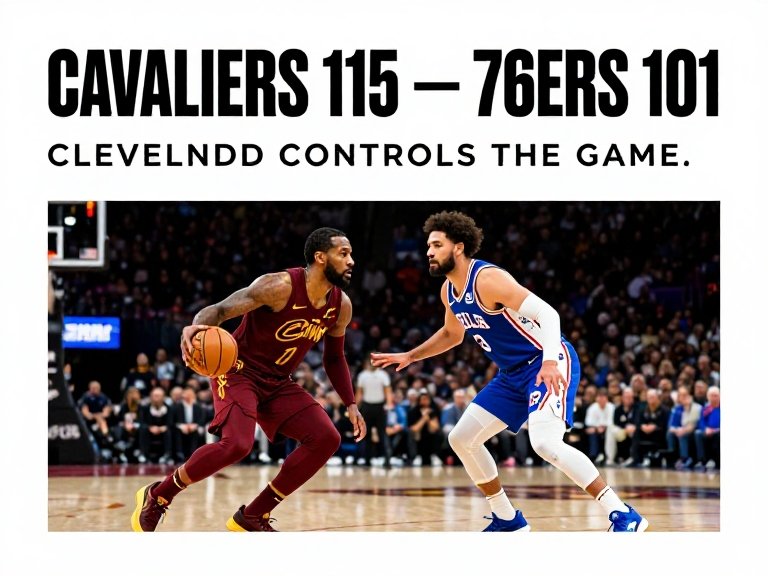 Cleveland Cavaliers vs 76ers Match Player Stats