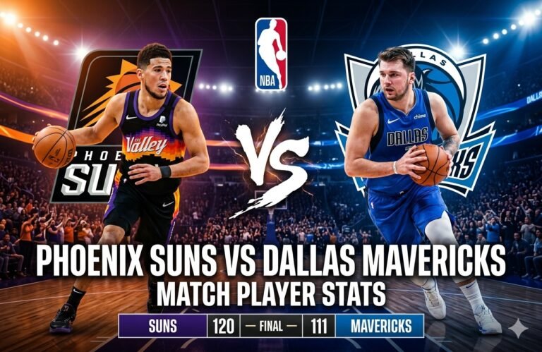 phoenix suns vs dallas mavericks match player stats