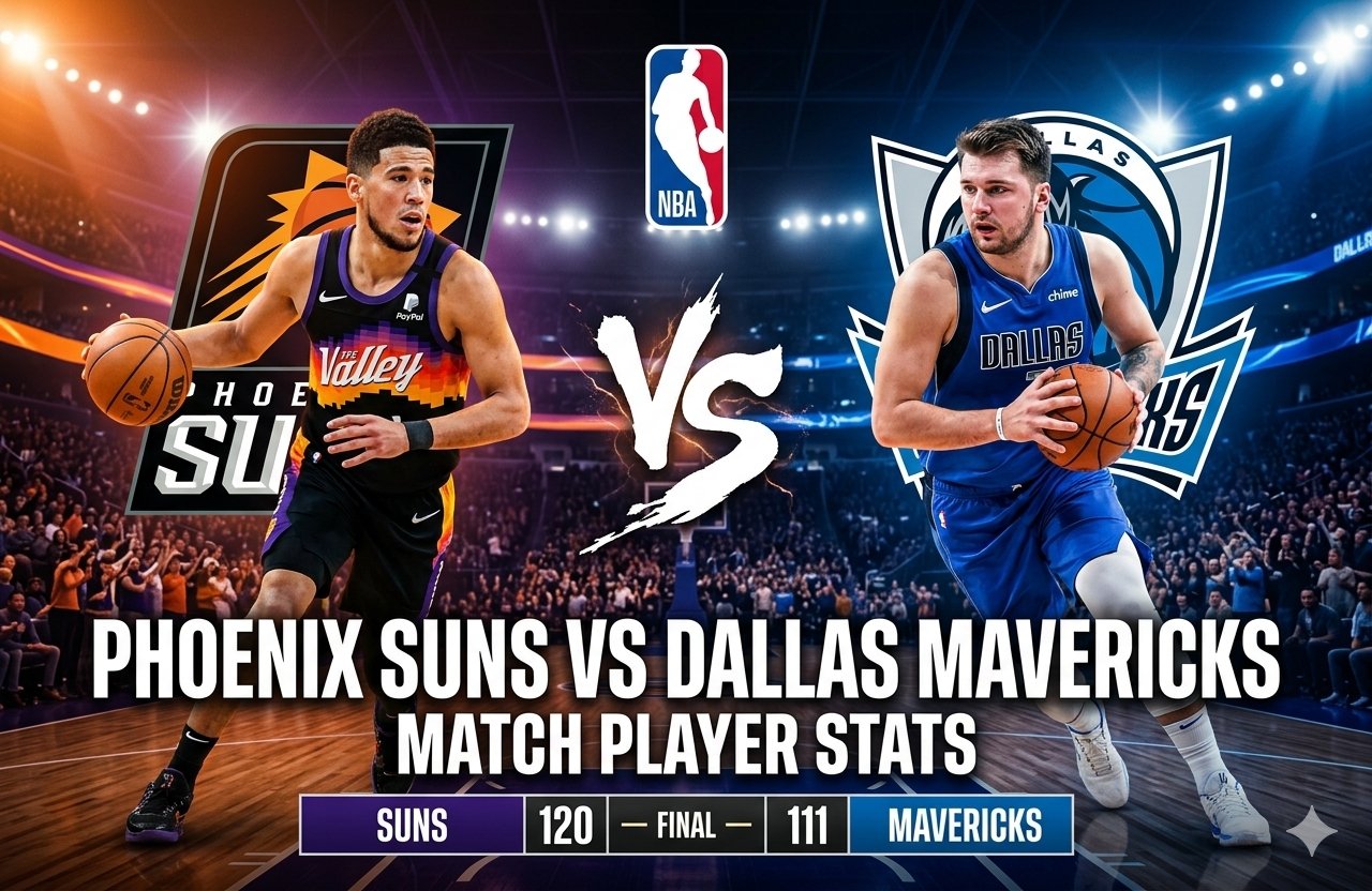 phoenix suns vs dallas mavericks match player stats