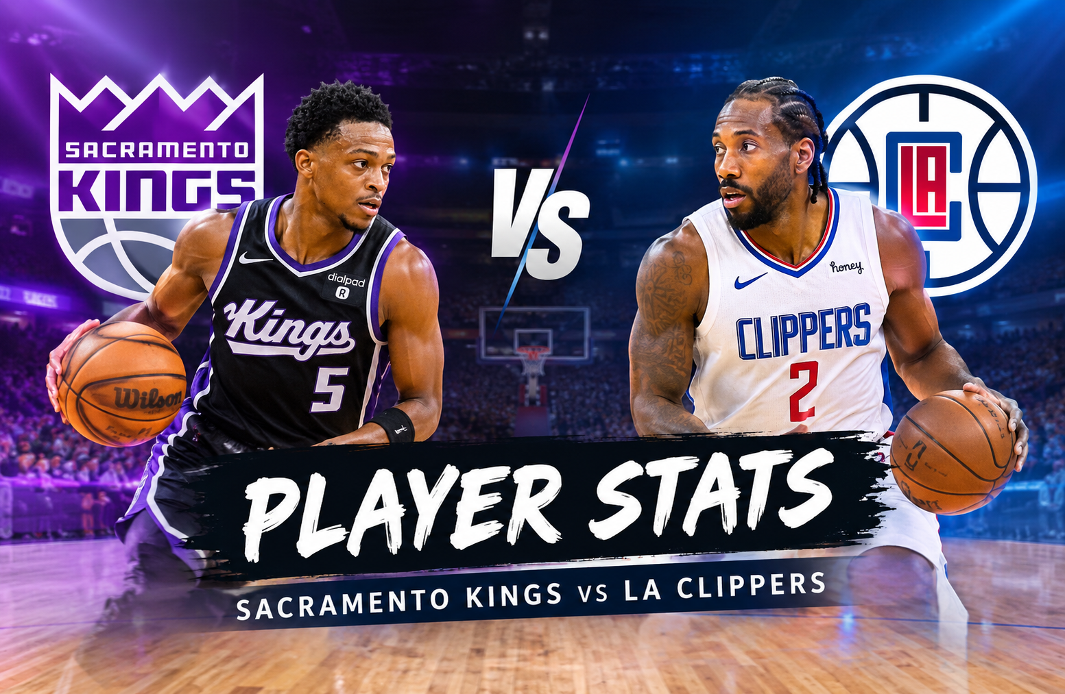 Sacramento Kings vs LA Clippers Match Player Stats