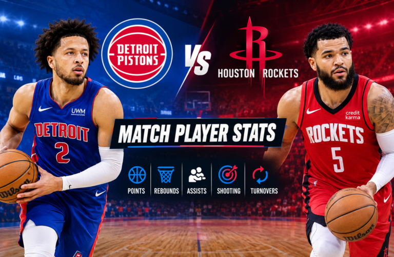Houston Rockets vs Detroit Pistons Match Player Stats