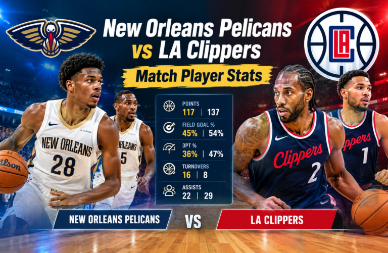 New Orleans Pelicans vs LA Clippers Player Stats