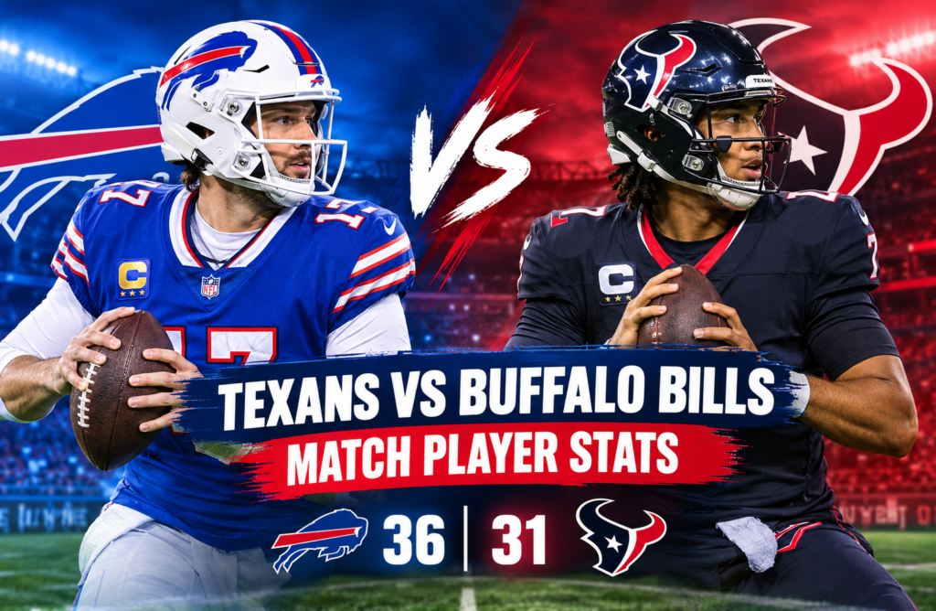 Texans vs Buffalo Bills Match Player Stats