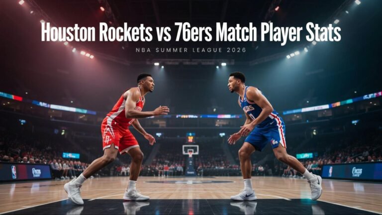 houston rockets vs 76ers match player stats