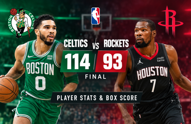 Celtics vs Houston Rockets Match Player Stats