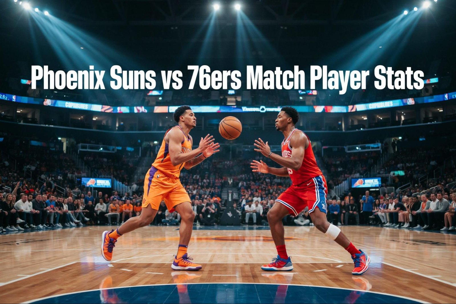 phoenix suns vs 76ers match player stats