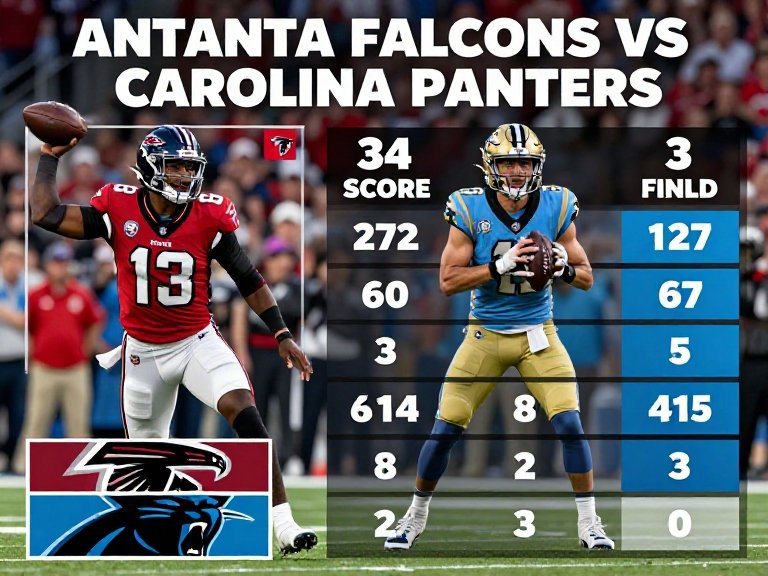 Atlanta Falcons vs Carolina Panthers Match Player Stats